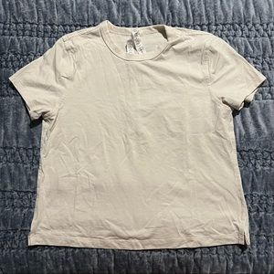 lululemon athletica Cream Short Sleeve Tee
